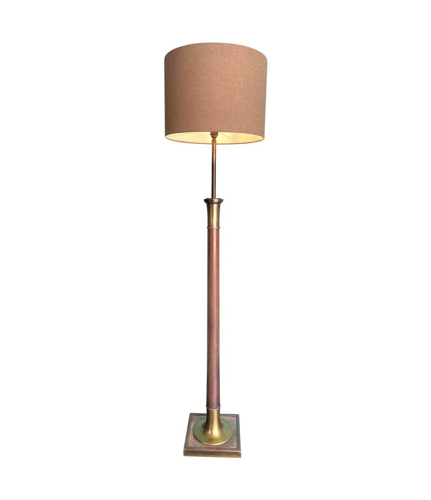 Vintage Brass floor lamp 1950s