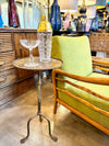 A 1950s Spanish gilt wrought iron martini table