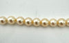 A lovely late 1980s Mappin and Webb Akoya pearl necklace with 18carat gold clasp in orignal box