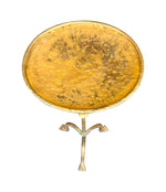 A 1950s Spanish gilt wrought iron martini table