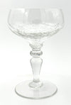 A set of eight 1930s Val St Lambert crystal glasses with etched stars