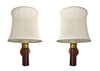 Mid century wall sconces by Stilnovo copper and brass with original shades 1960s