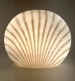 Mid Century Murano glass shell lamp by Peill and Putzler - 1970s German