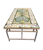 A wonderful 1960s ceramic tiled table by Dennis Townsend for Heals London