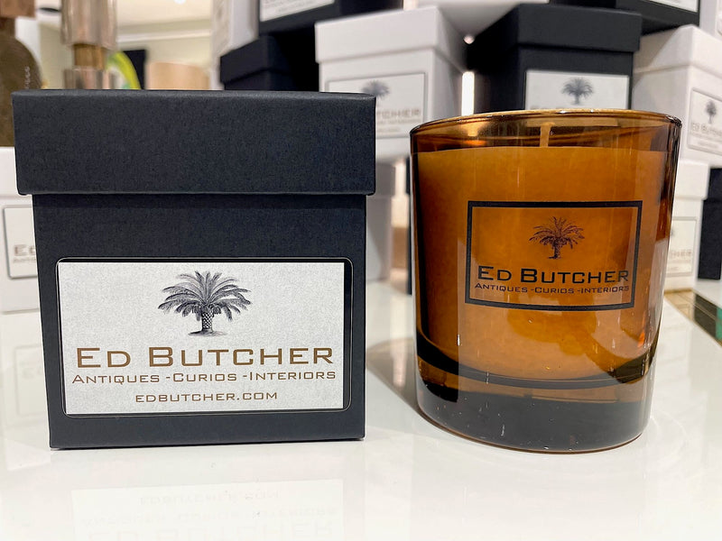 Ed Butcher "1966" handmade all natural flower and coconut oil candle, with Cedar wood and pink peppercorn