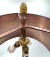 An orignal 1960s Maison Charles Pomegranate lamp with rare solid copper shade