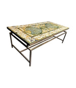 A wonderful 1960s ceramic tiled table by Dennis Townsend for Heals London