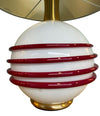 Mid century Italian Murano glass lamp by La Murrina