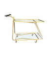 Mid Century Italian brass bar trolley 1950s