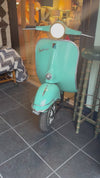 An orignal unique 1960s floor lamp made from the front half a Piaggio Vespa sprint 150