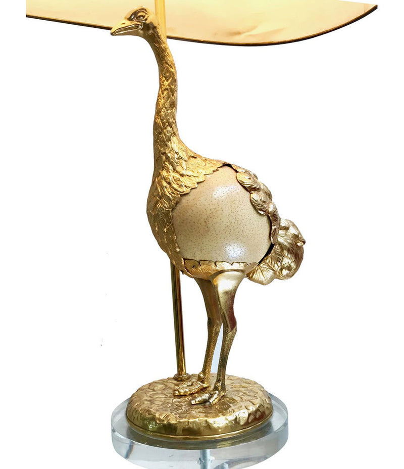 Ostrich egg lamp Sculpture by LT AR
